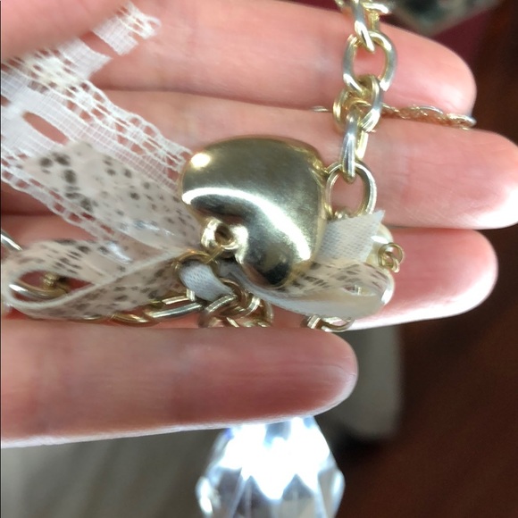 Vintage bracelet with little champ around crystal - Picture 5 of 8